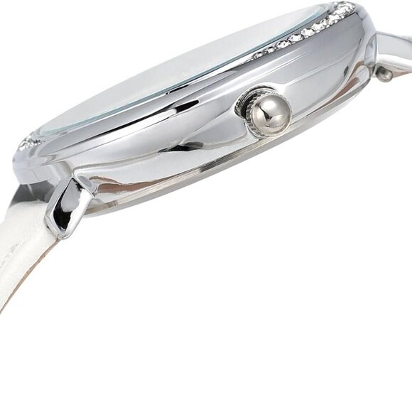 Chic Women's Leather Strap Sports Watch - Precision Quartz & Elegant Design - Picture 7 of 9